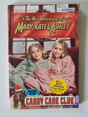 5/$15 Vintage Kids Book Candy Cane Clue 32 New Adventures Mary Kate Ashley 2002